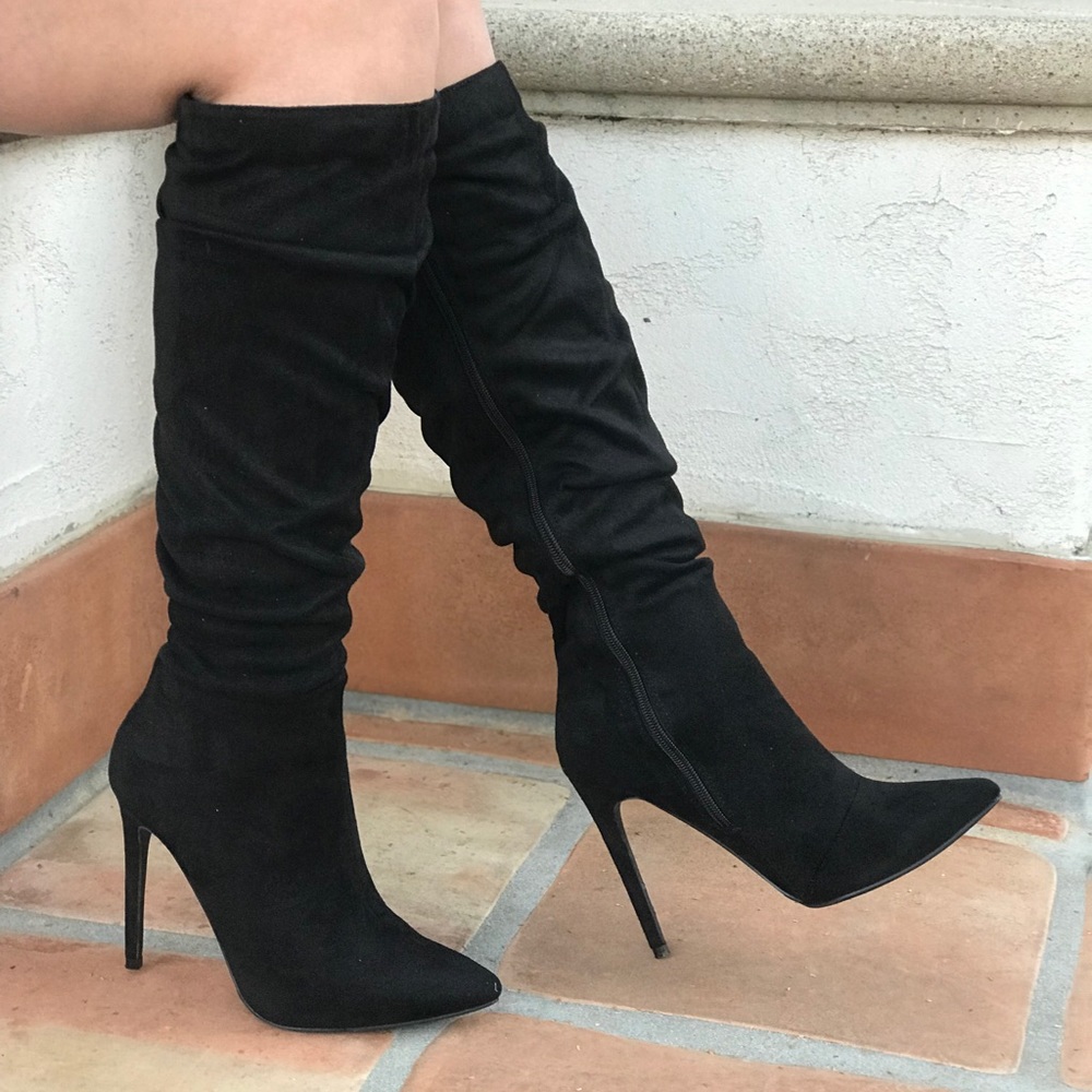 Under the knee boots